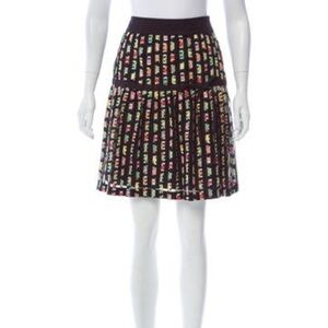 Cynthia CYNTHIA STEFFE PRINTED KNEE-LENGTH SKIRT